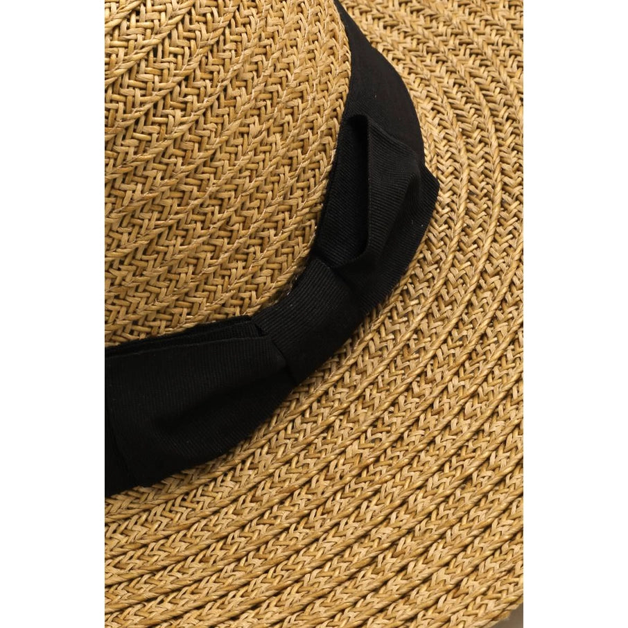 Bow Tie Straw Hat