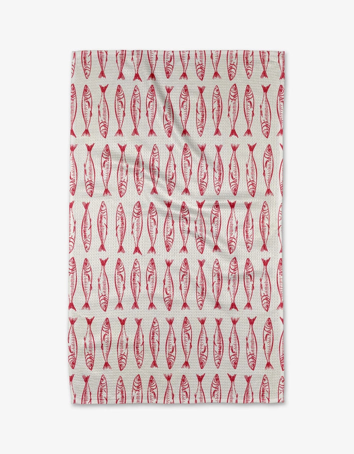 Sardine Stripes Kitchen Towel