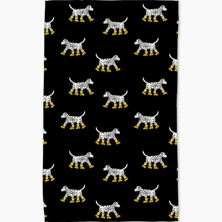 Dalmatian in Boots Kitchen Towel