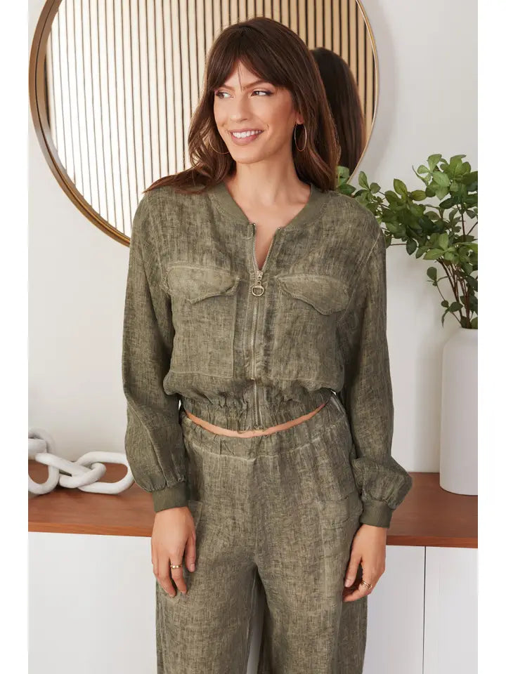 Front Pocket Jacket - Army