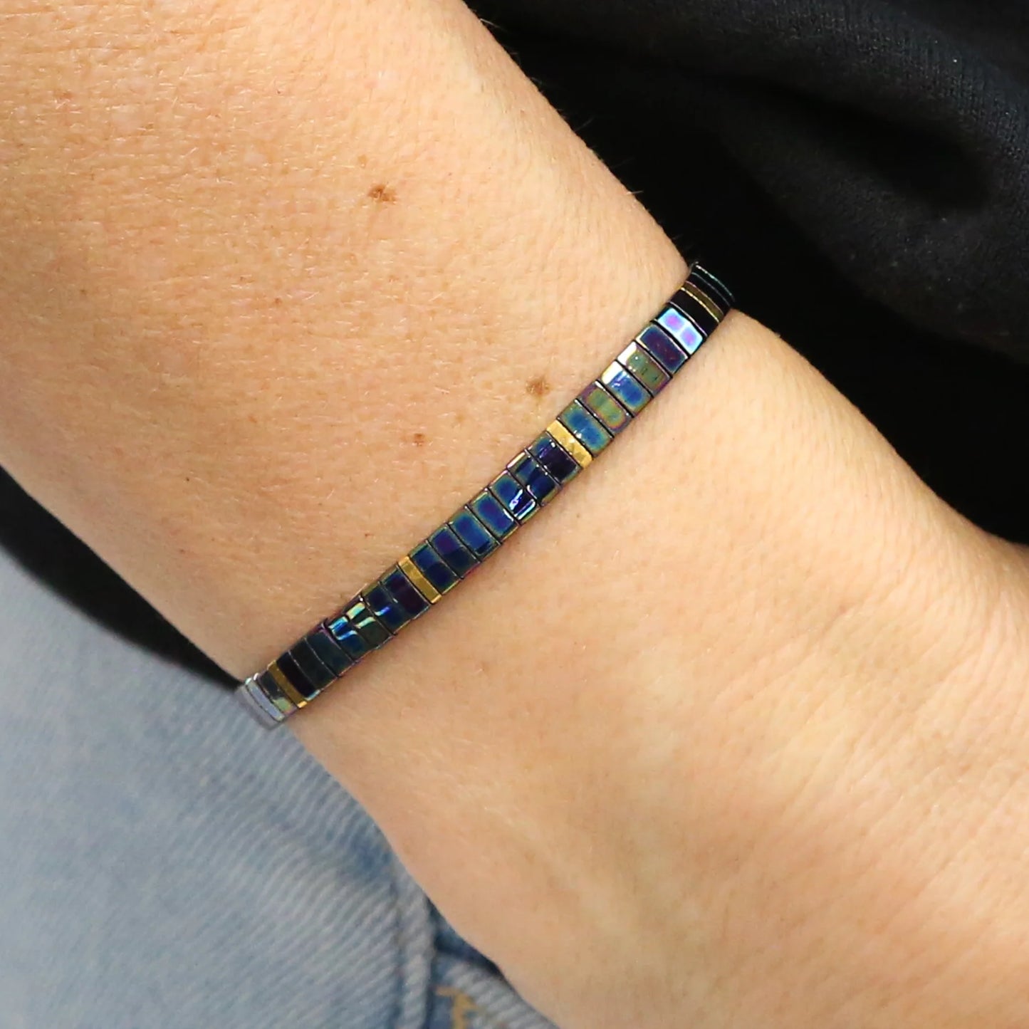 Tila Bead Bracelet - Twilight Static