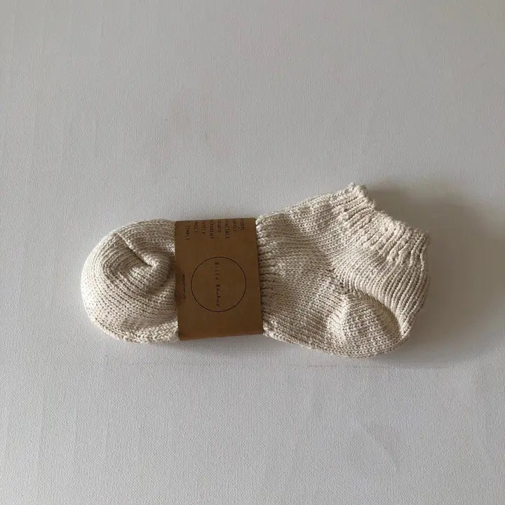 Cotton Slub Boat Socks