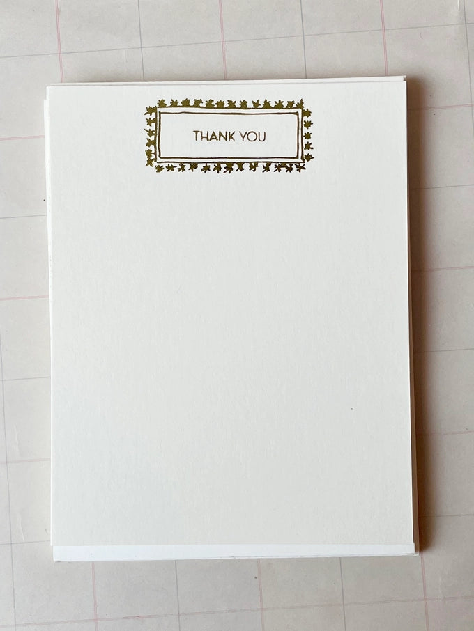 Thank You Flat Card Set