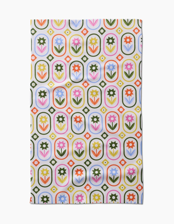 Petal Patchwork Kitchen Towel