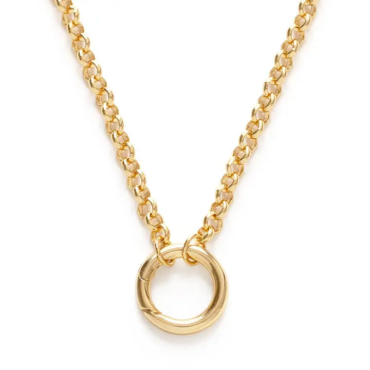 Charm Rolo Chain Necklace