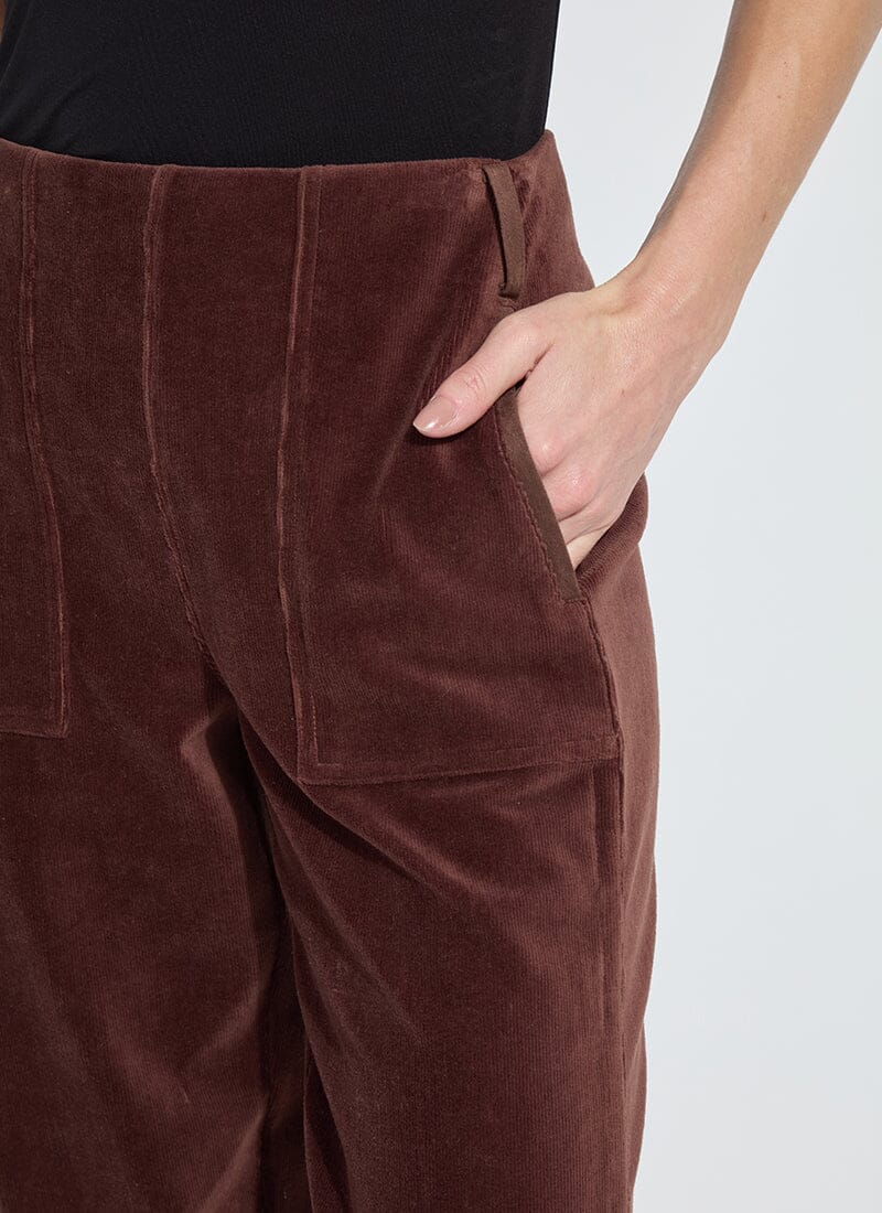 Tatum Corduroy Barrel Crop