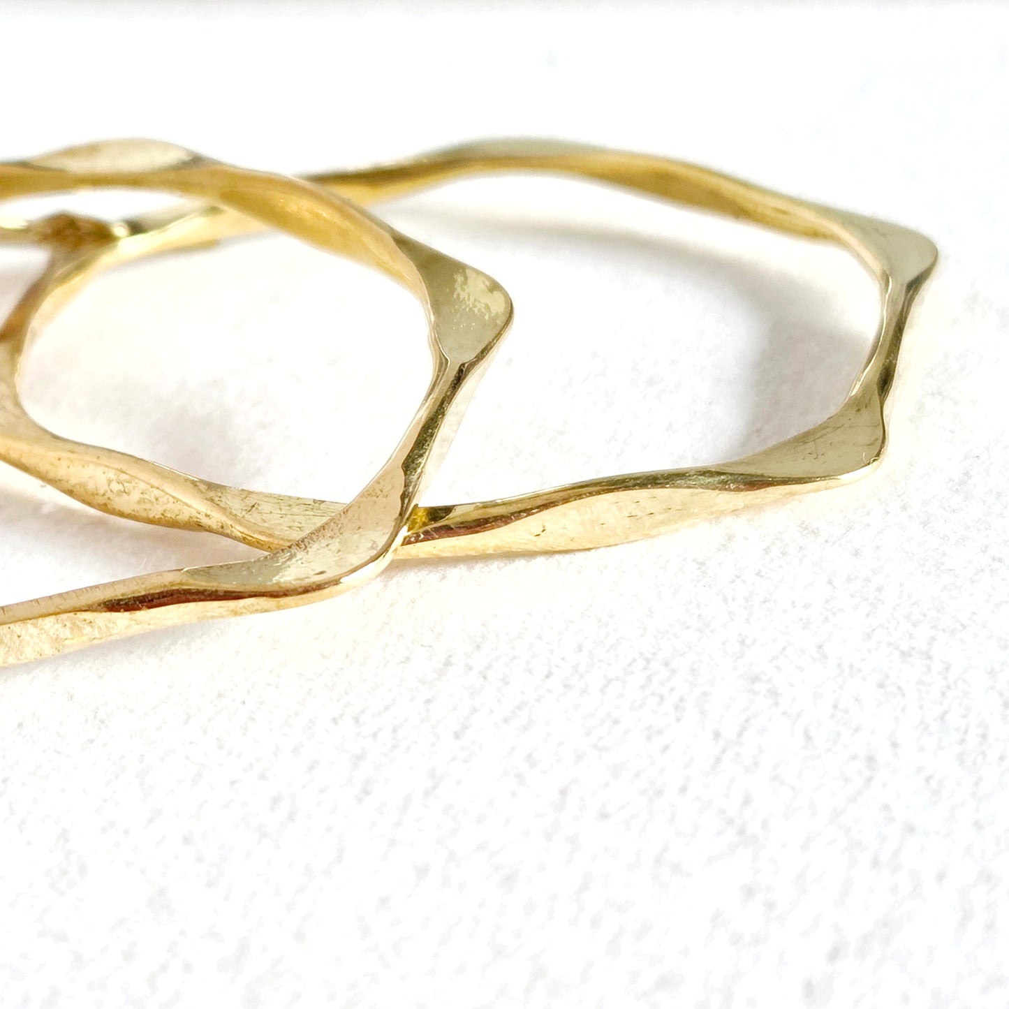 Geo Hexagon Earrings