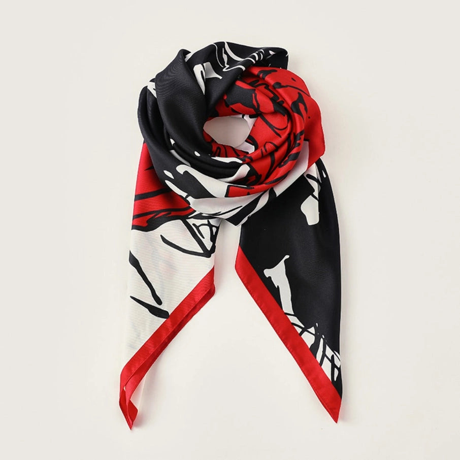 Rose Pattern Scarf