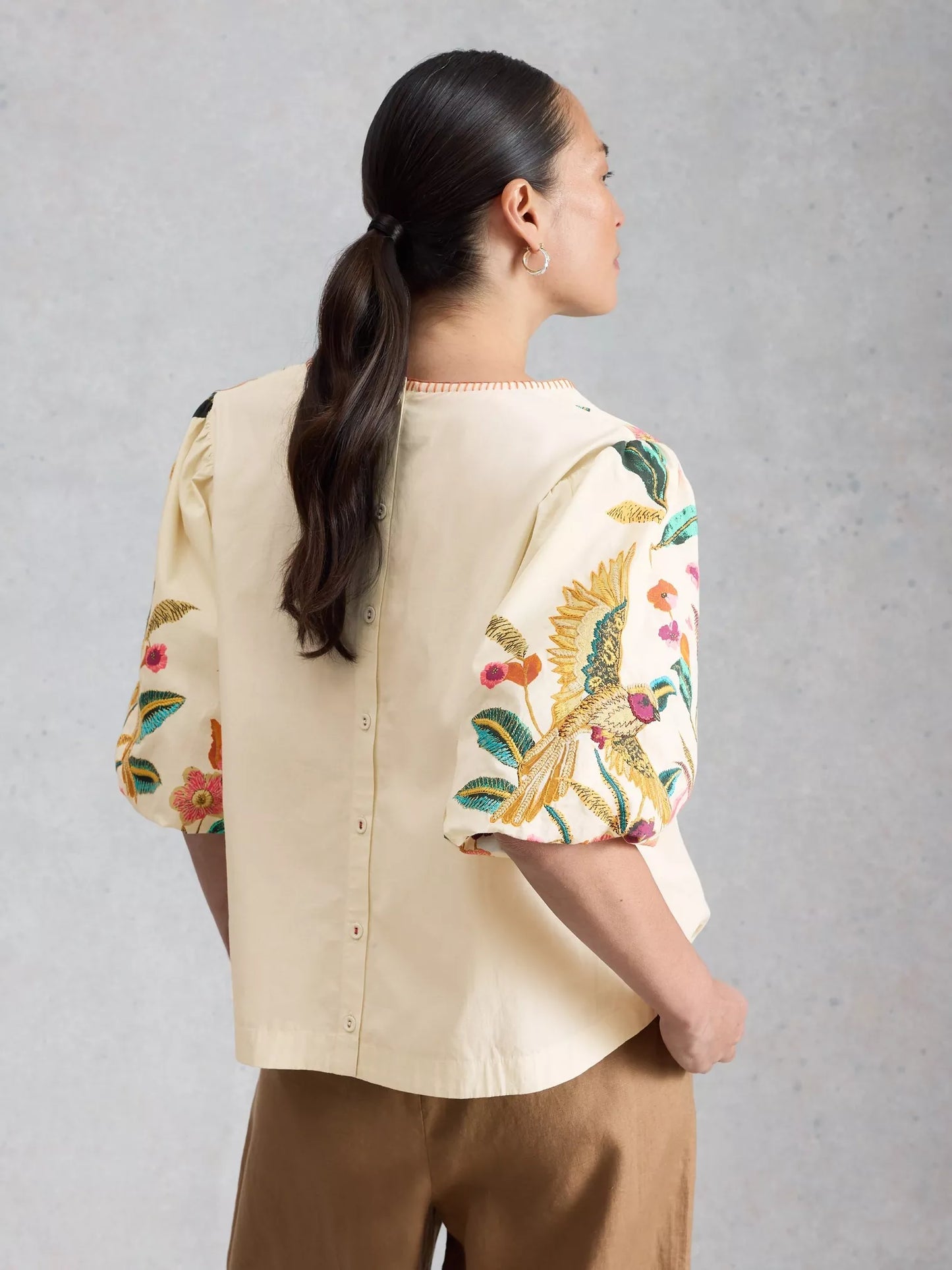 Maeve Embroidered Top