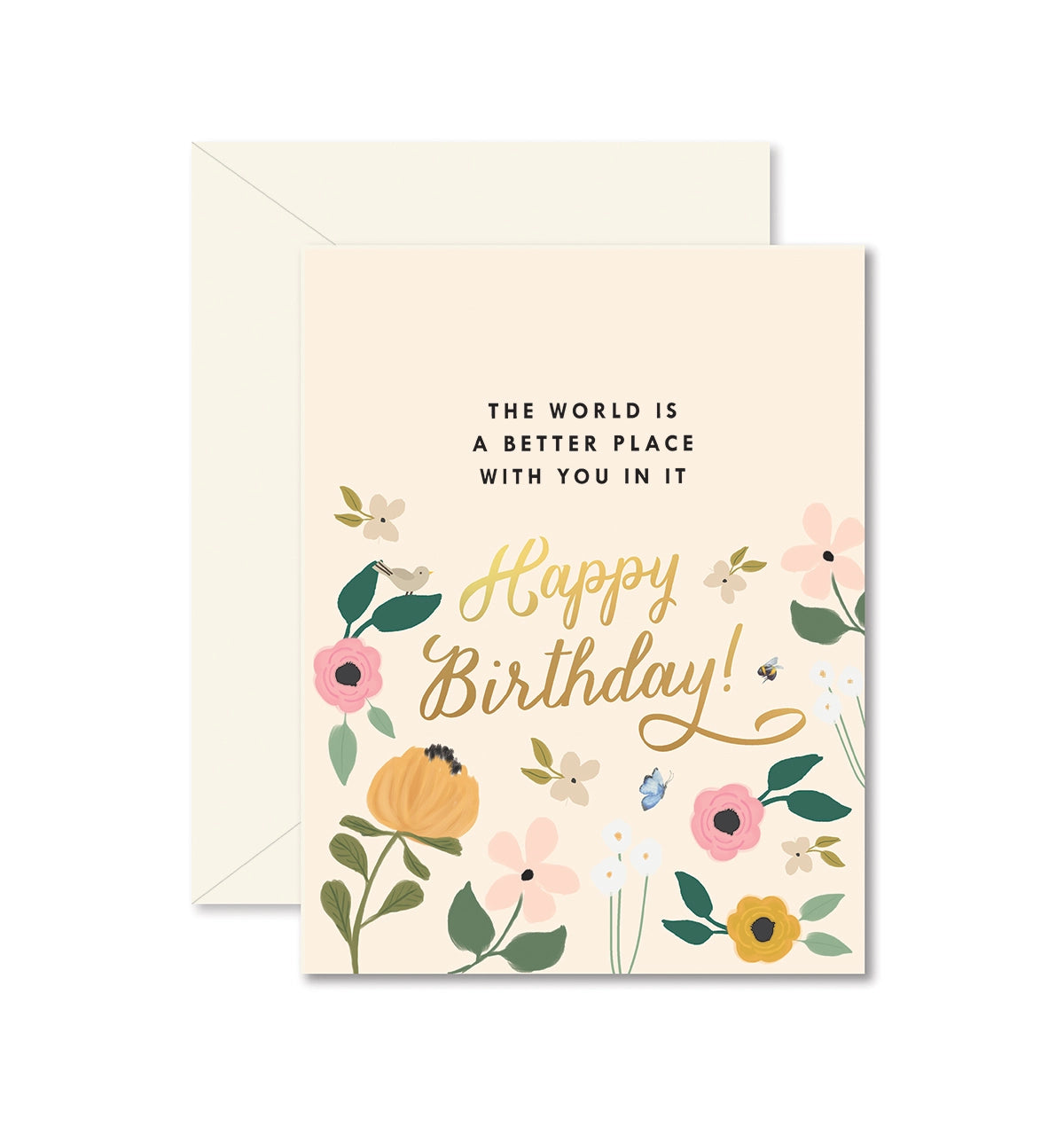Better Place With You Birthday Card