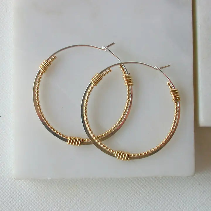 Fancy Double Hoop