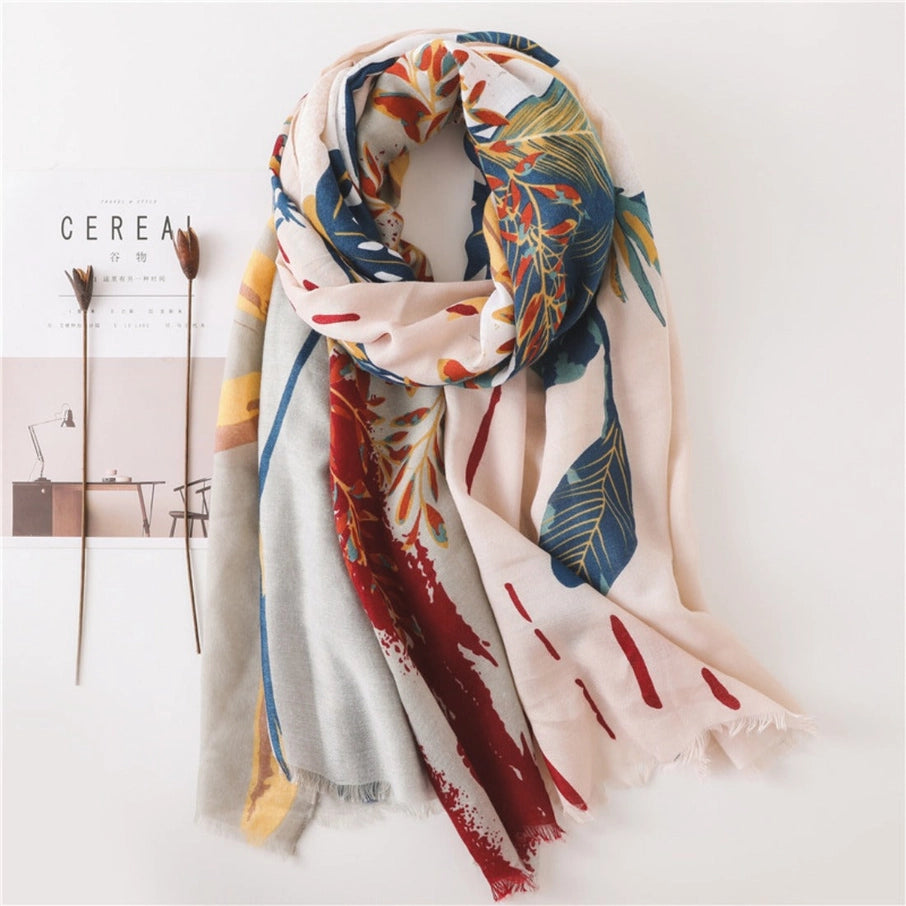 Plant Pattern Scarf
