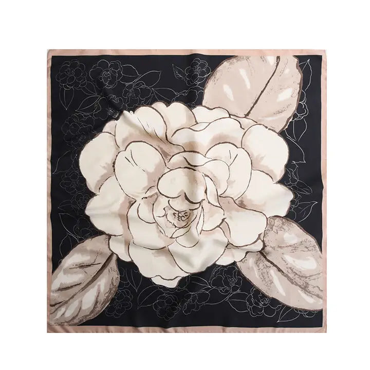 Camellia Square Scarf