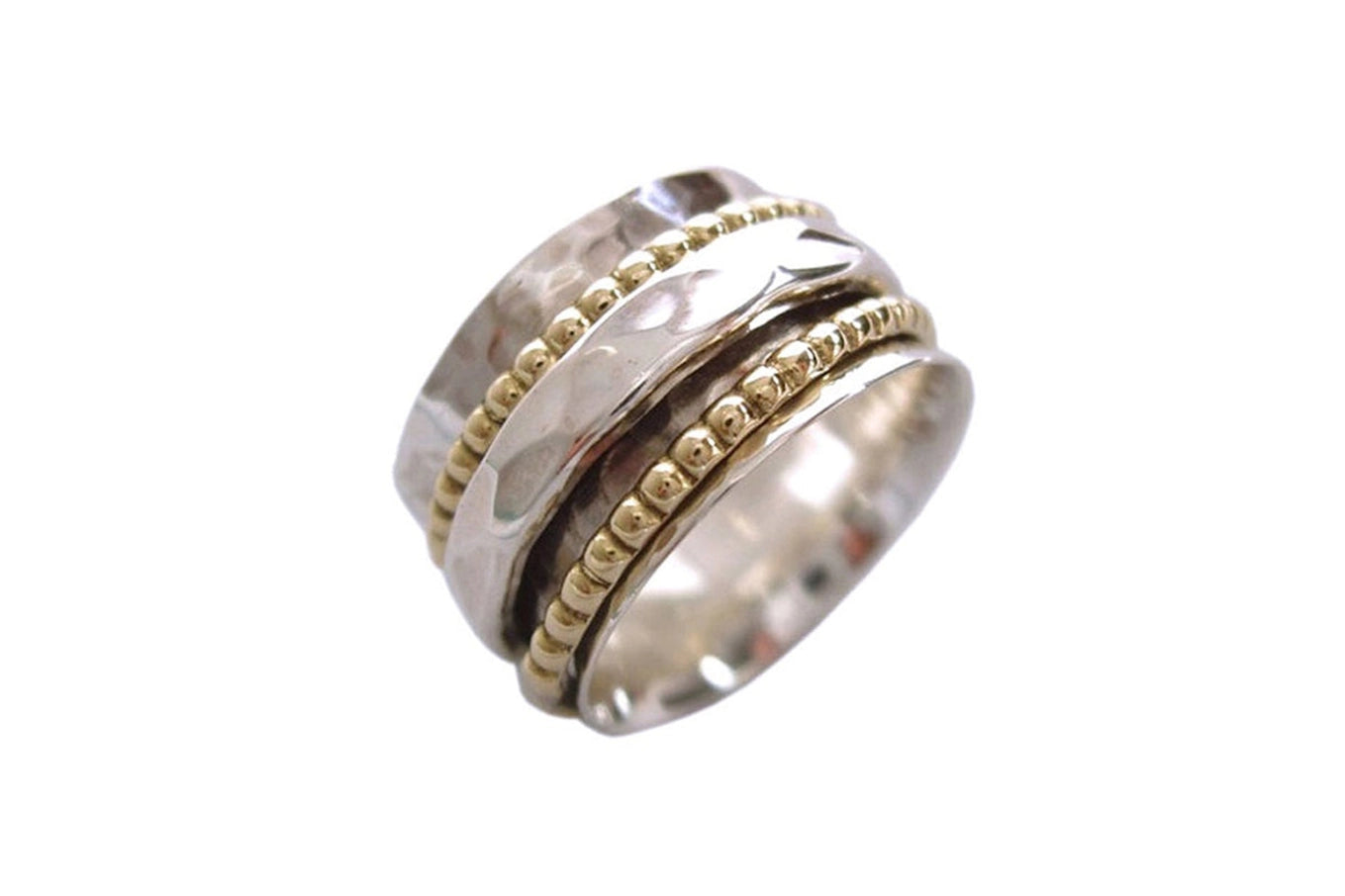 Clarity Sterling Silver Spinner Ring