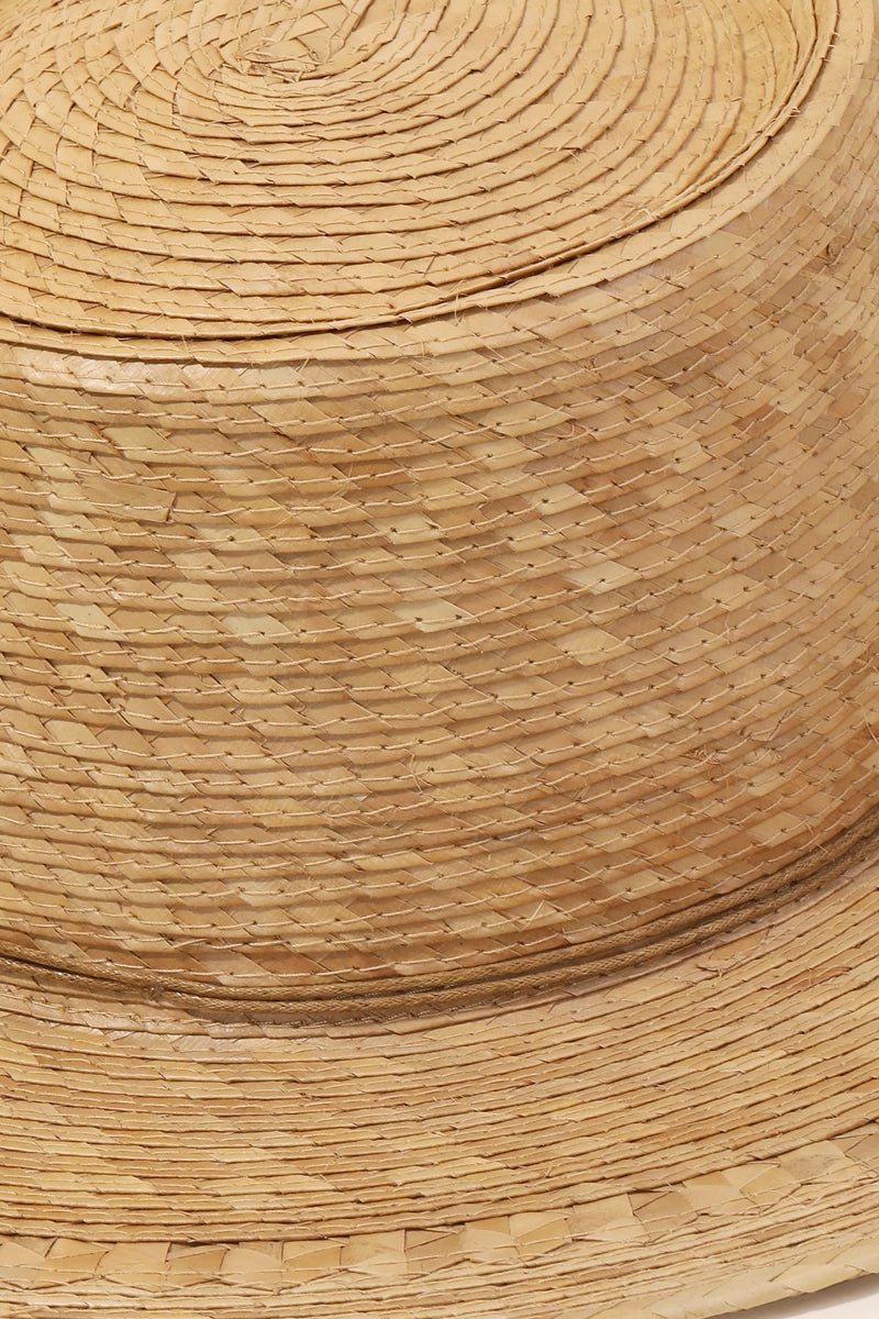 Palm Leaf Pork Pie Hat