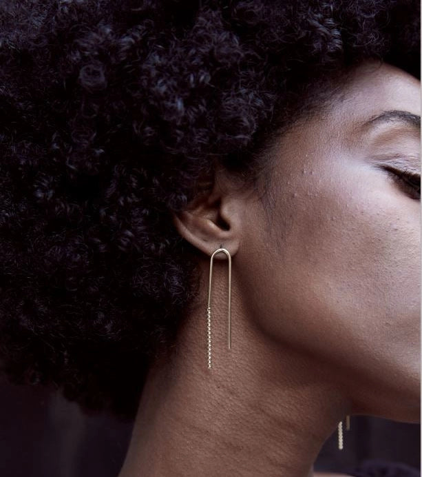 Shaped Drop Earrings