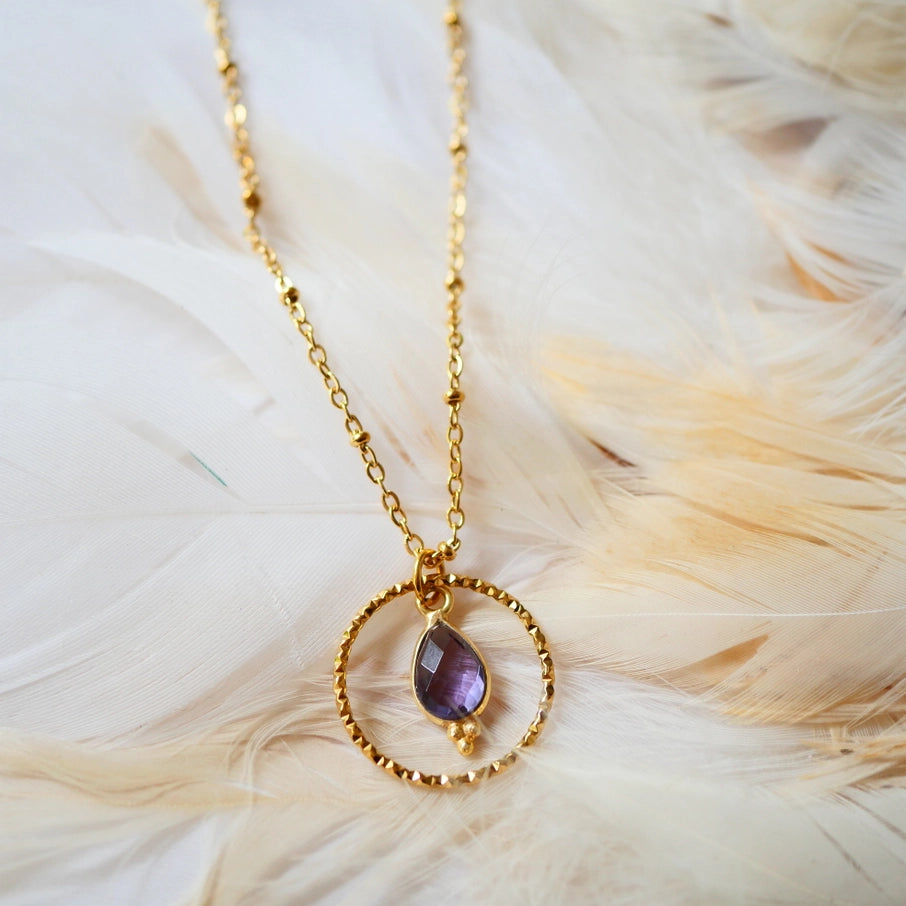 Clementine Amethyst Necklace