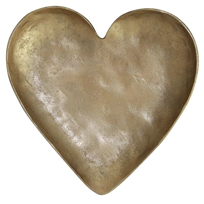 Brass Heart Tray