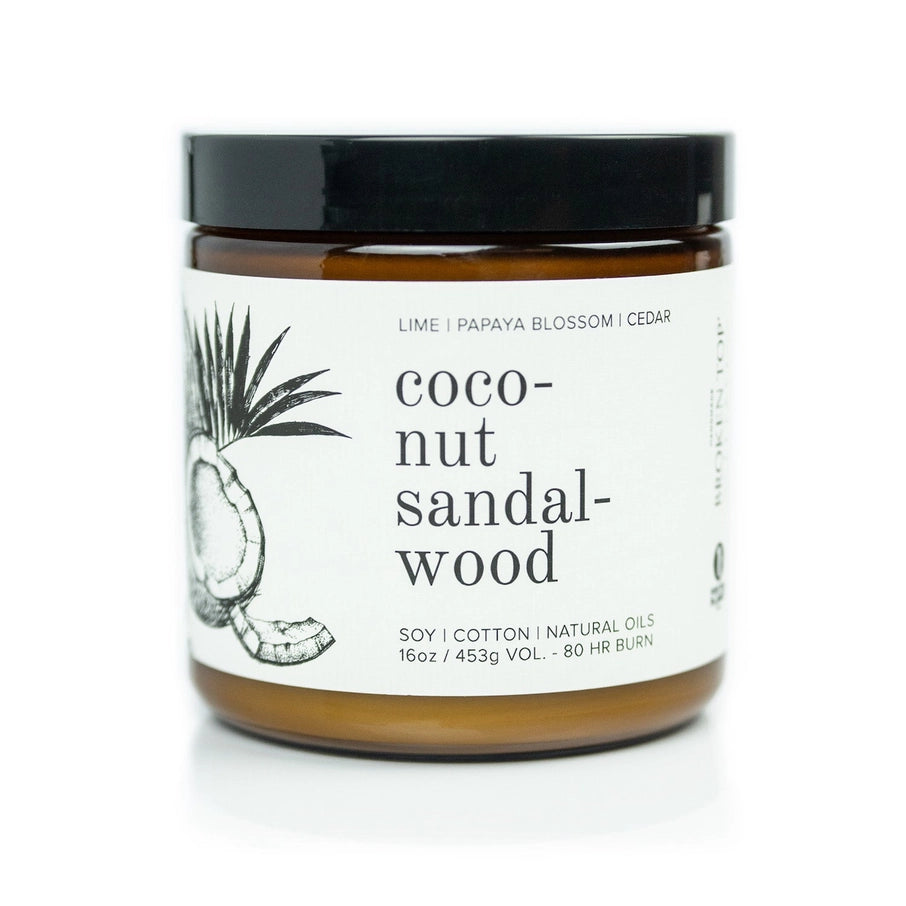 Coconut Sandalwood Candle - 16oz