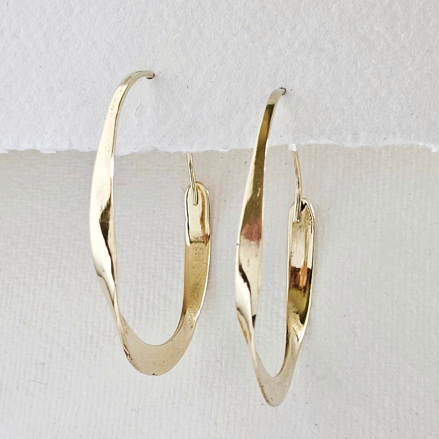 Twisted Ribbon Hoops