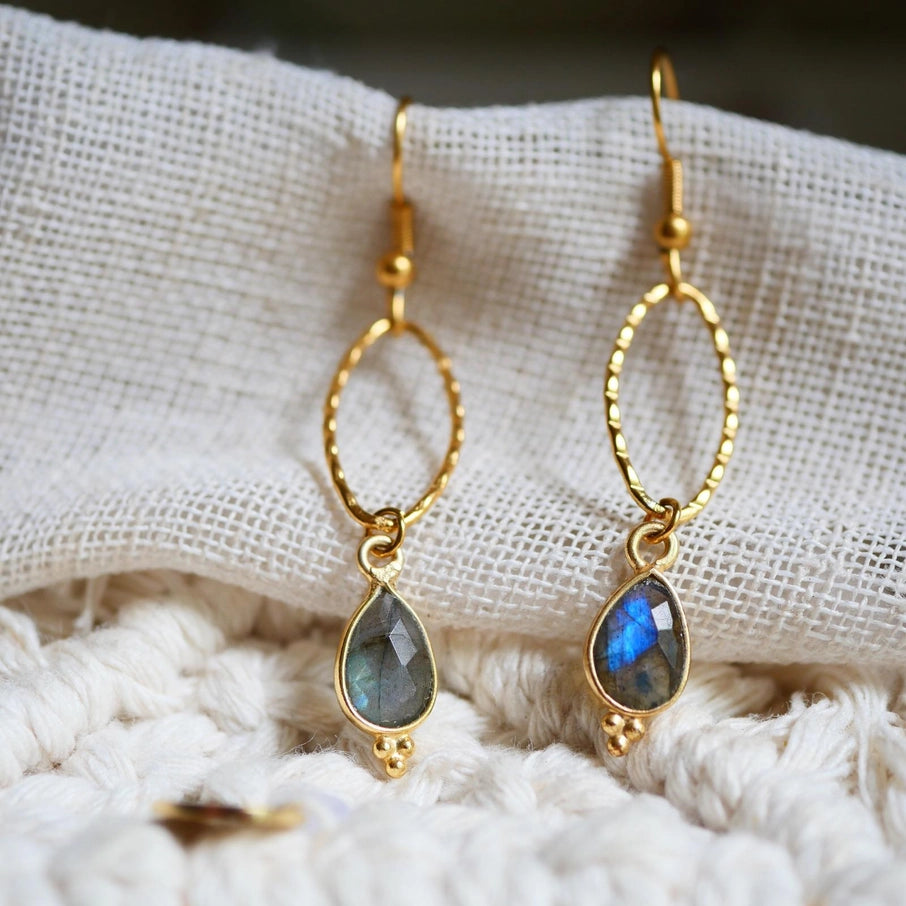 Maniac Labradorite Earrings