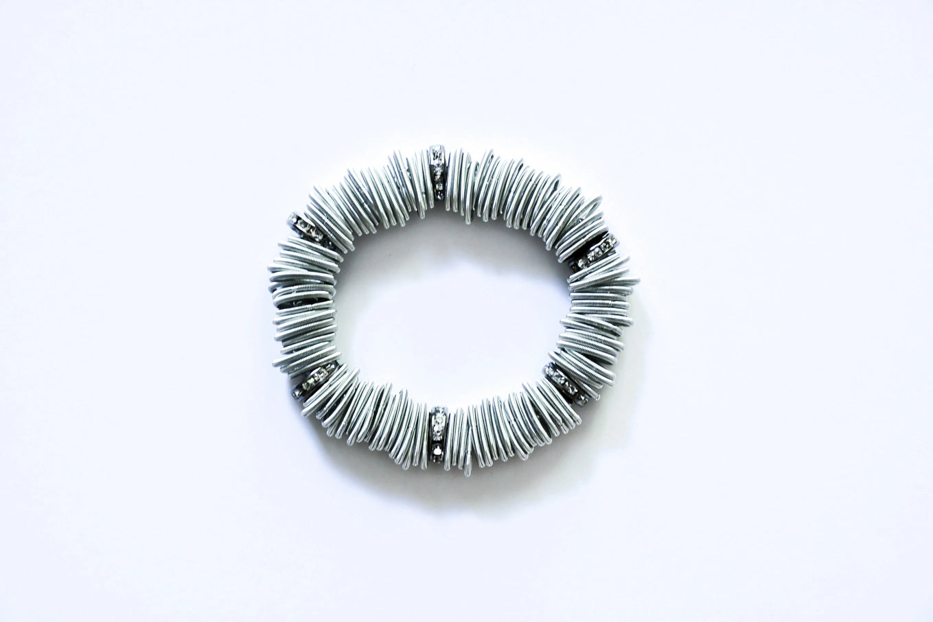 Silver Rings Crystal Bracelet