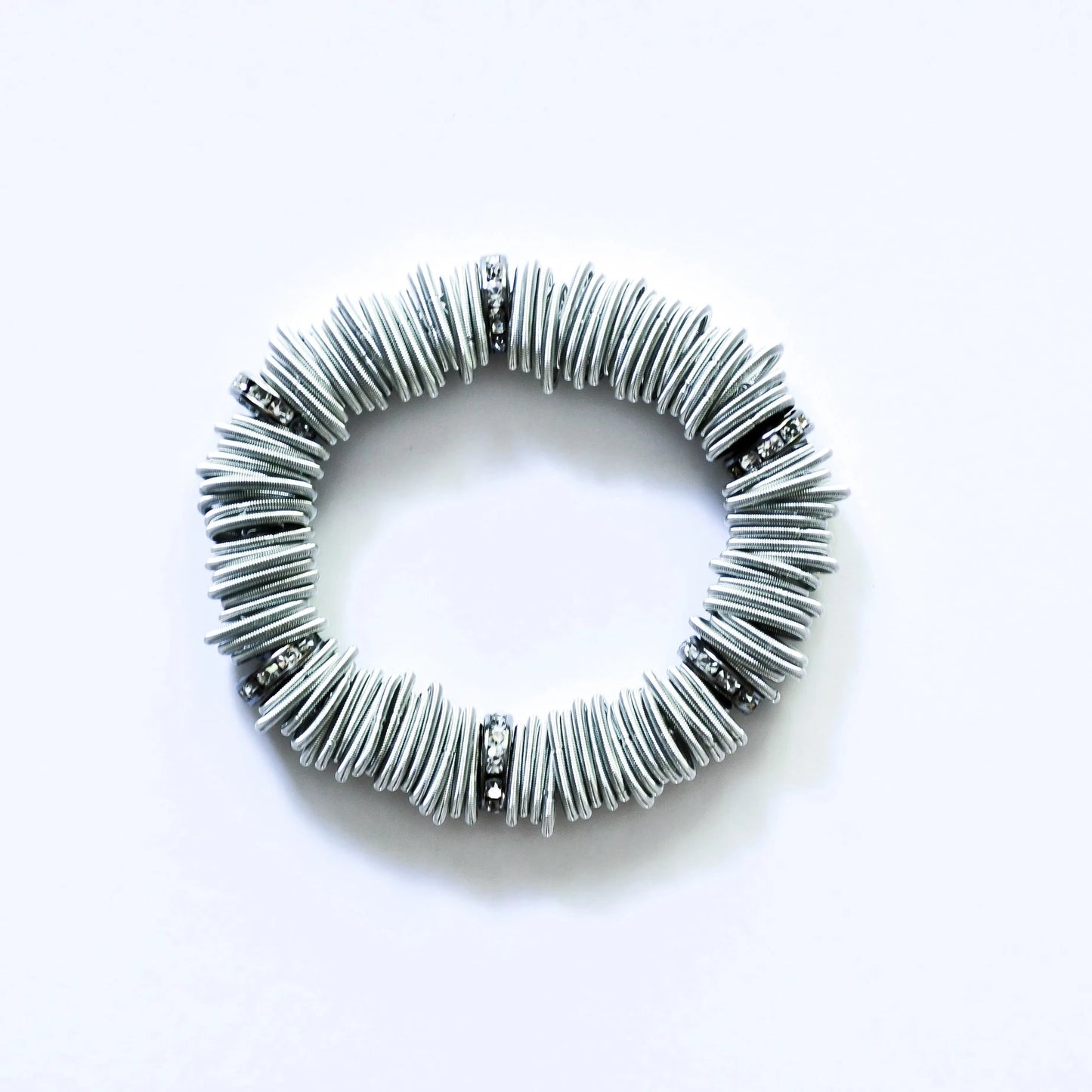 Silver Rings Crystal Bracelet