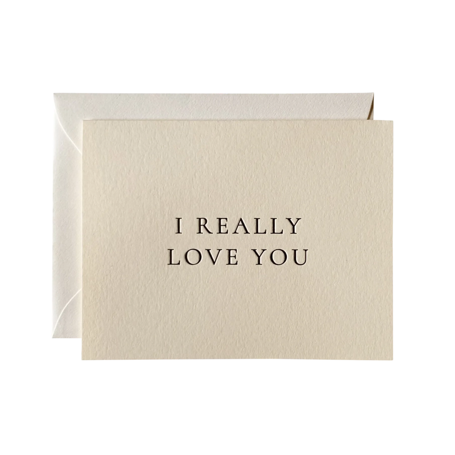 I Really Love You Card