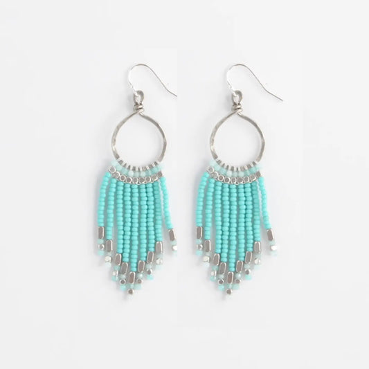 Short Bohemian Statement Earrings