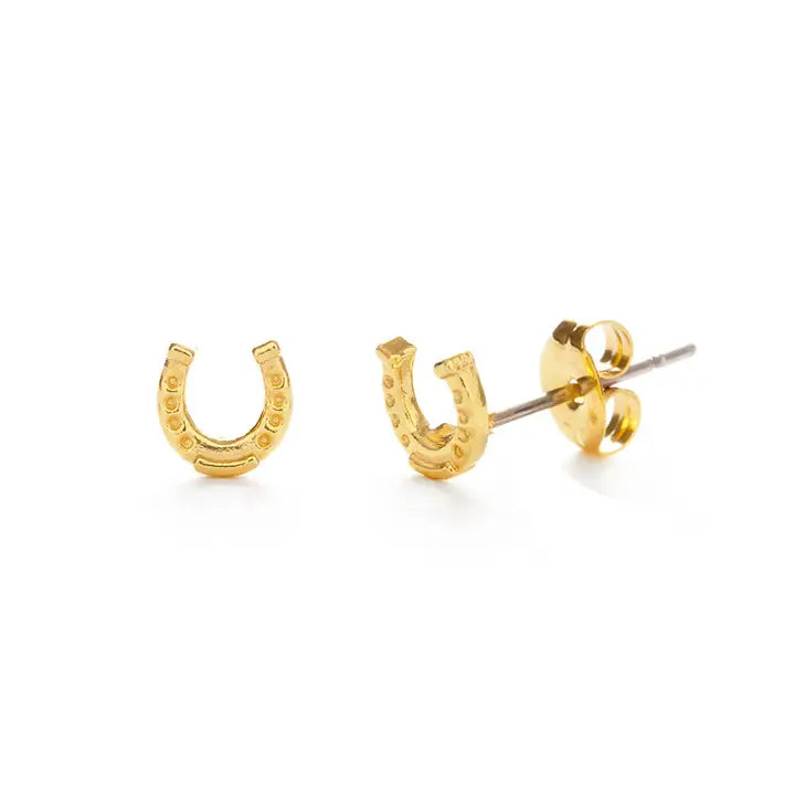 Tiny Horseshoe Studs