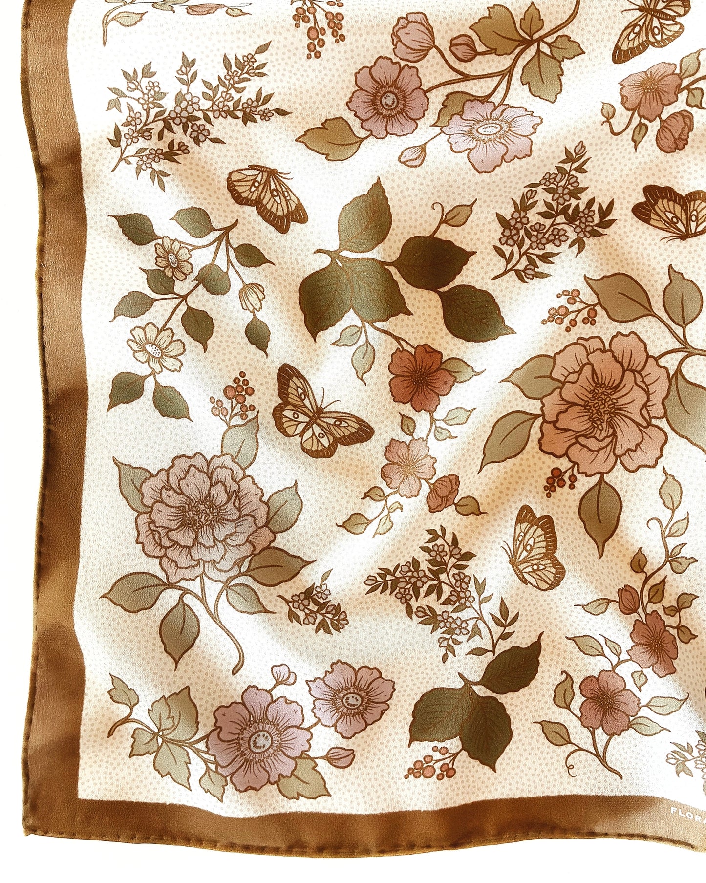Floral Butterfly Bandana