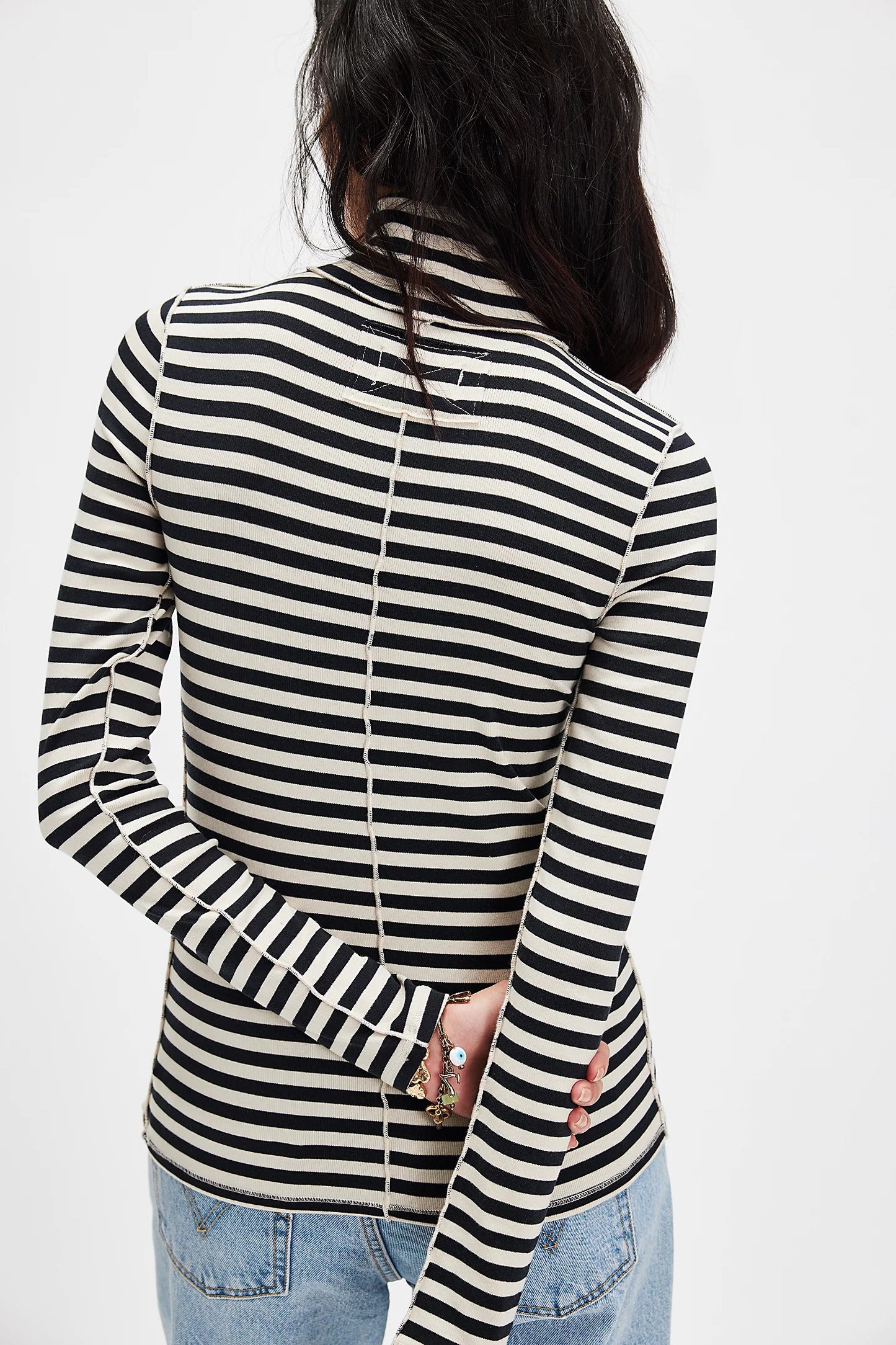 Striped Turtleneck