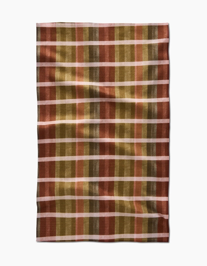 Fall Harvest Stripes Kitchen Towel