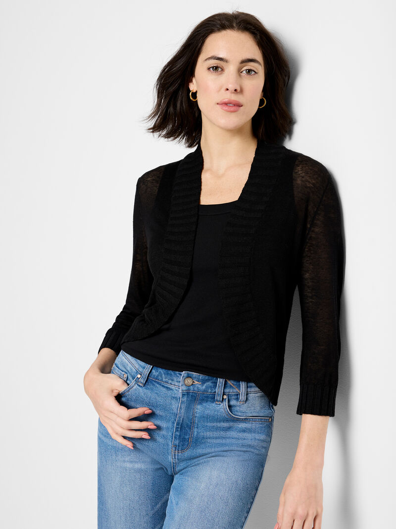 Bolero Cardigan - Black
