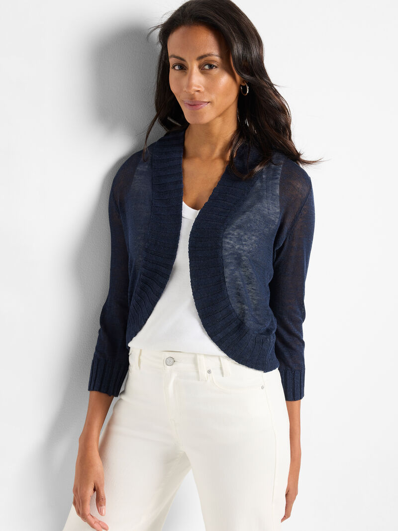 Bolero Cardigan - Indigo