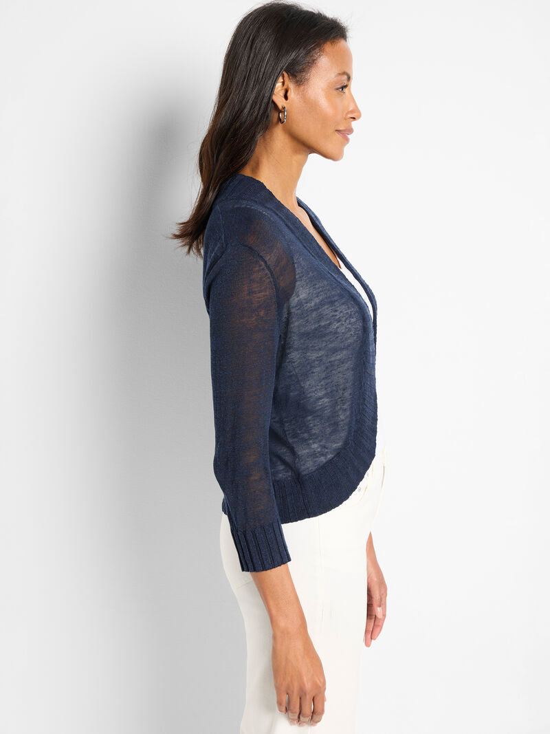 Bolero Cardigan - Indigo
