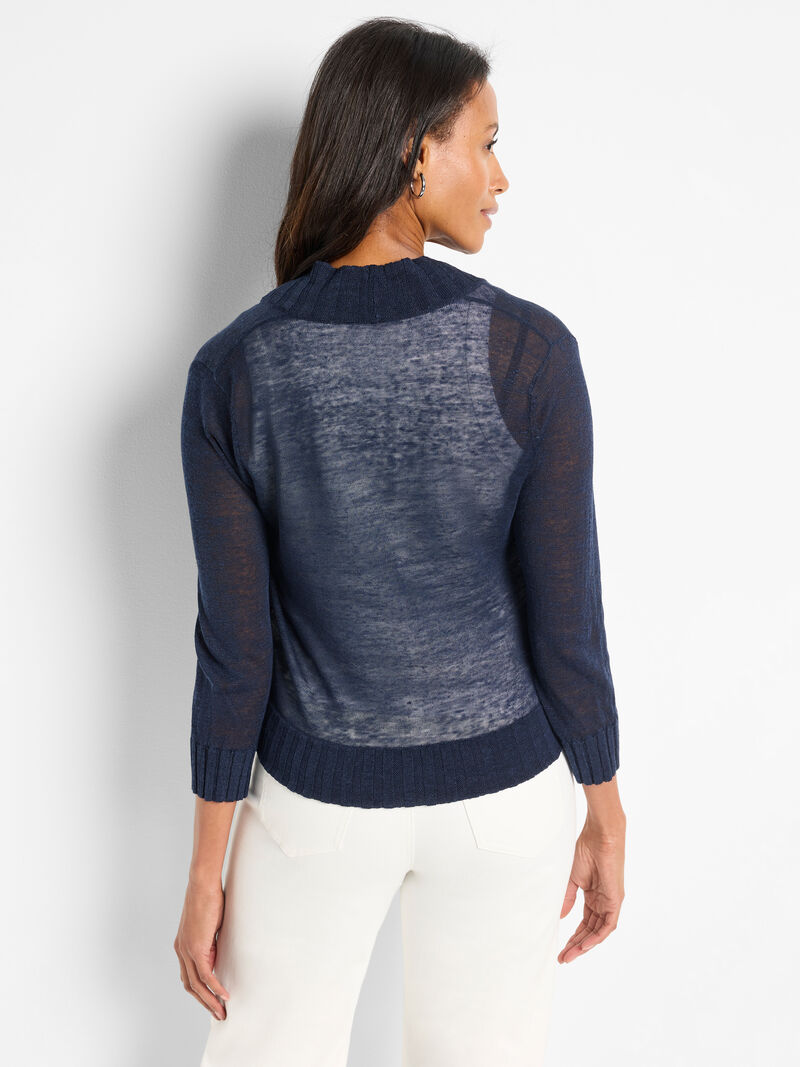 Bolero Cardigan - Indigo