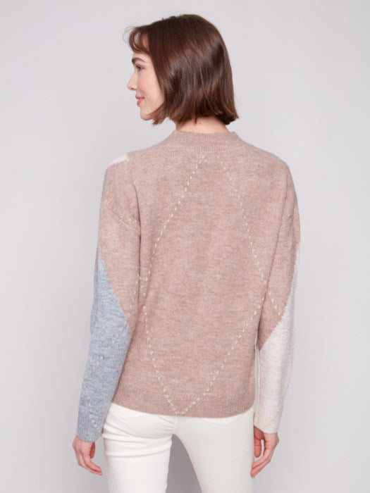 Argyle Jacquard Sweater