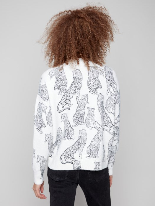Cheetah Print Sweater