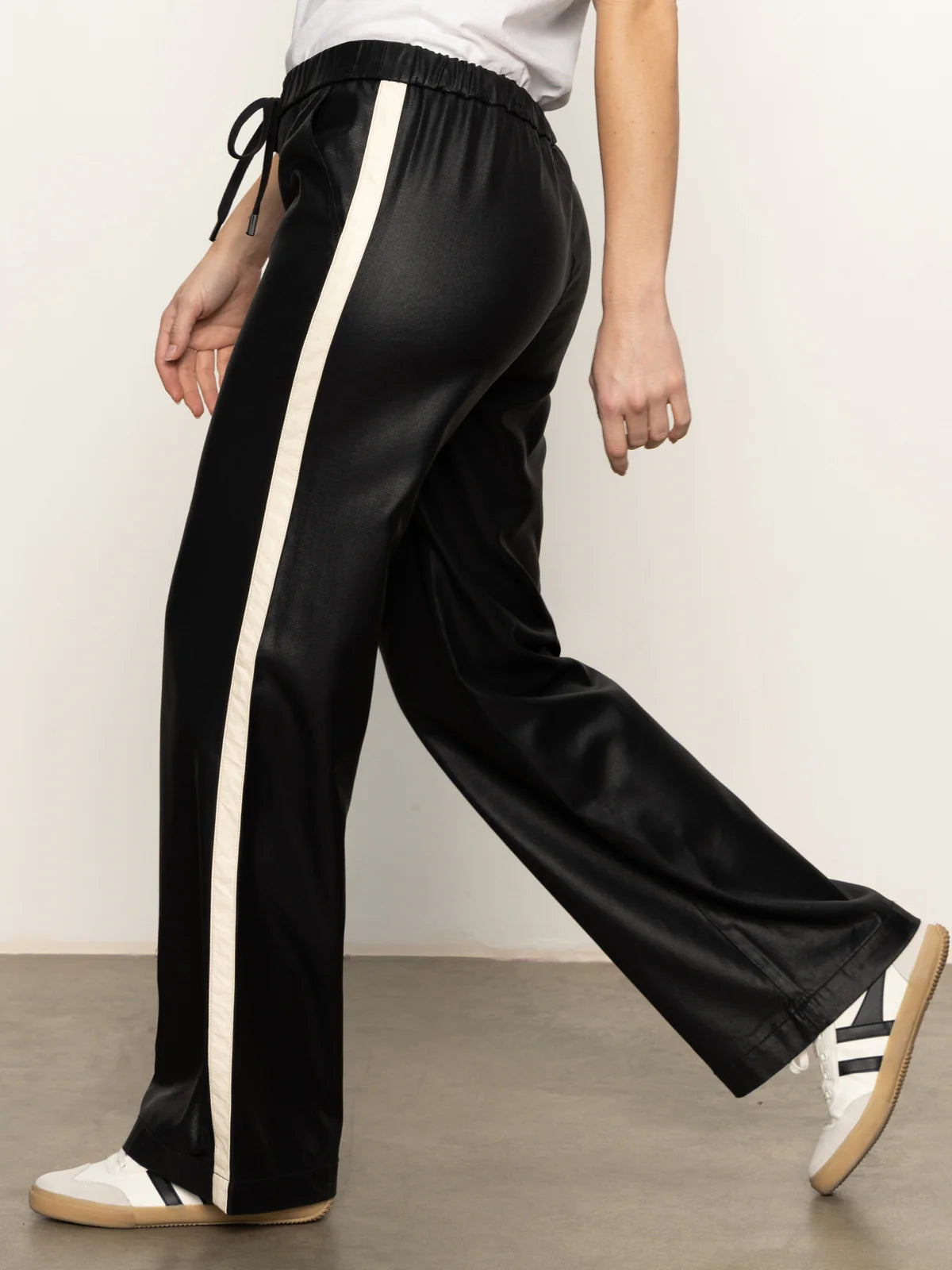 Coated Twill Track Pant