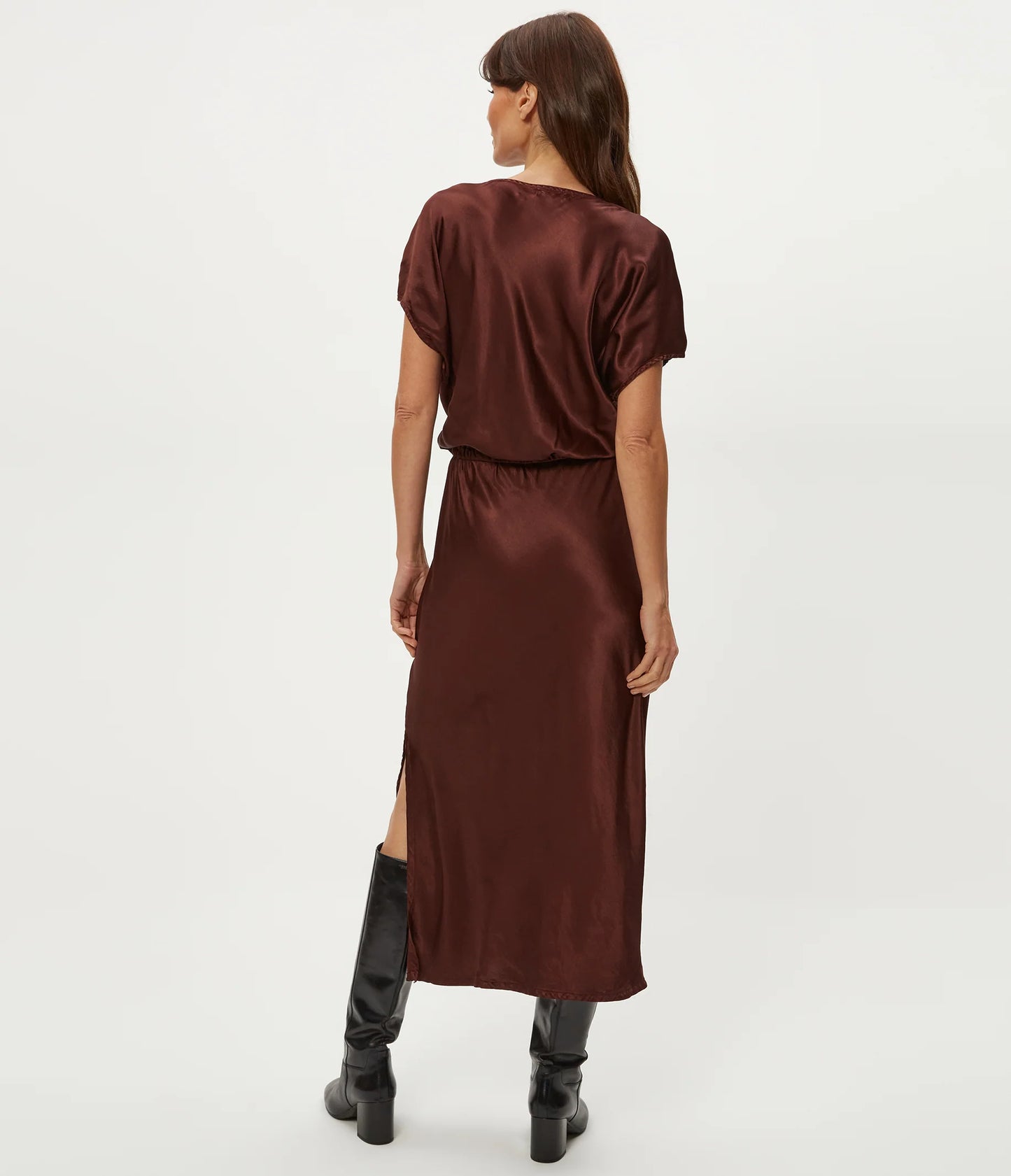 Karter Satin Midi Dress