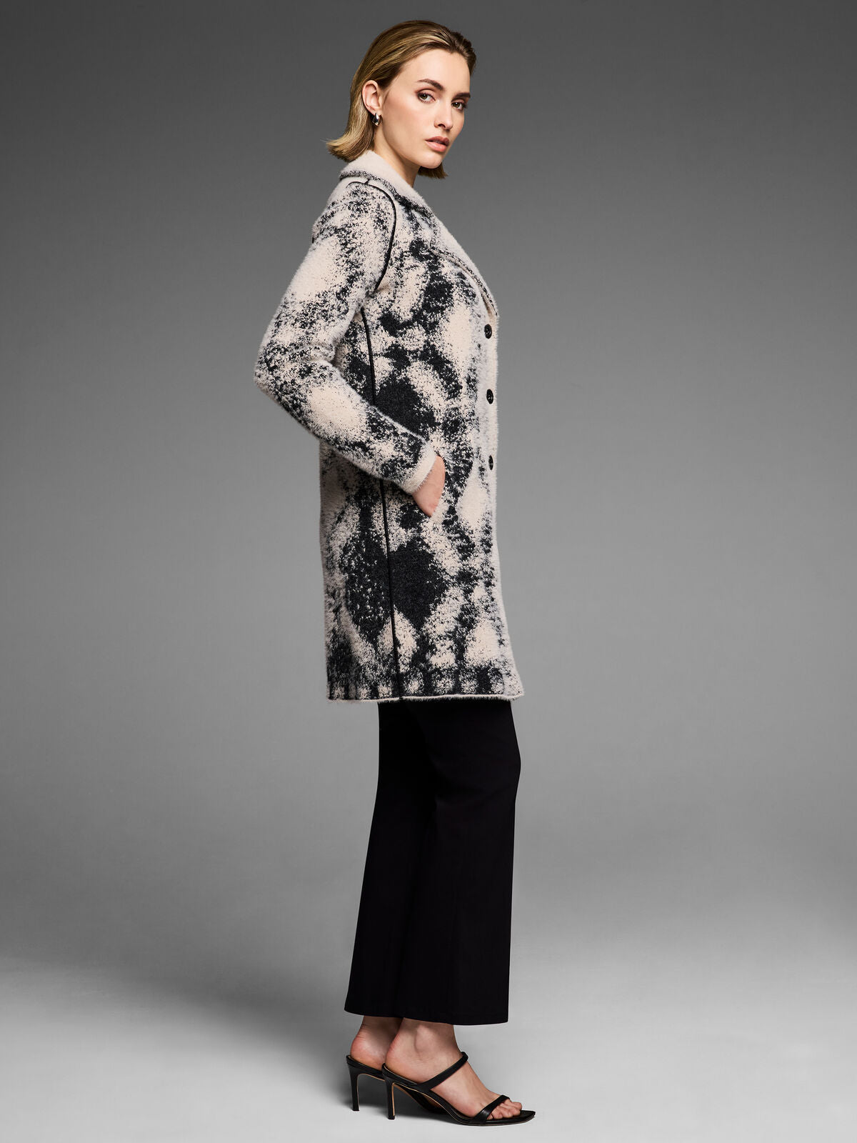 Double Knit Diamond Coat
