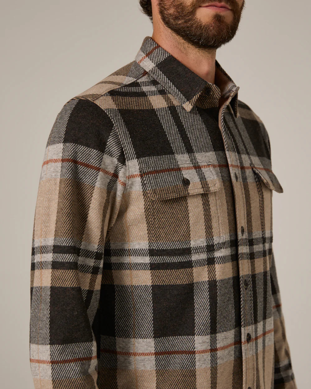 Plaid Soft Knit Shirt