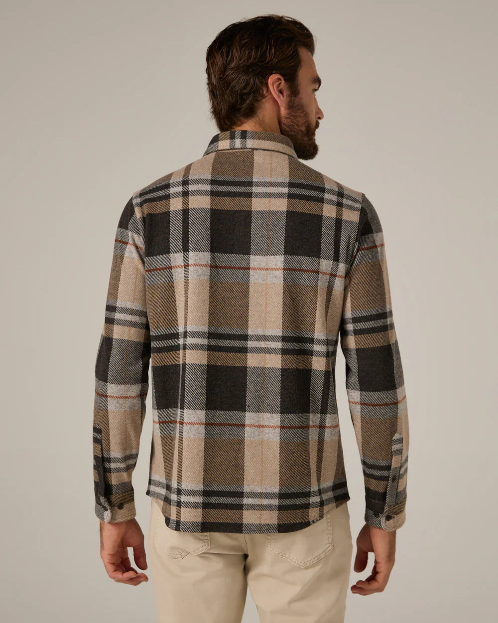 Plaid Soft Knit Shirt