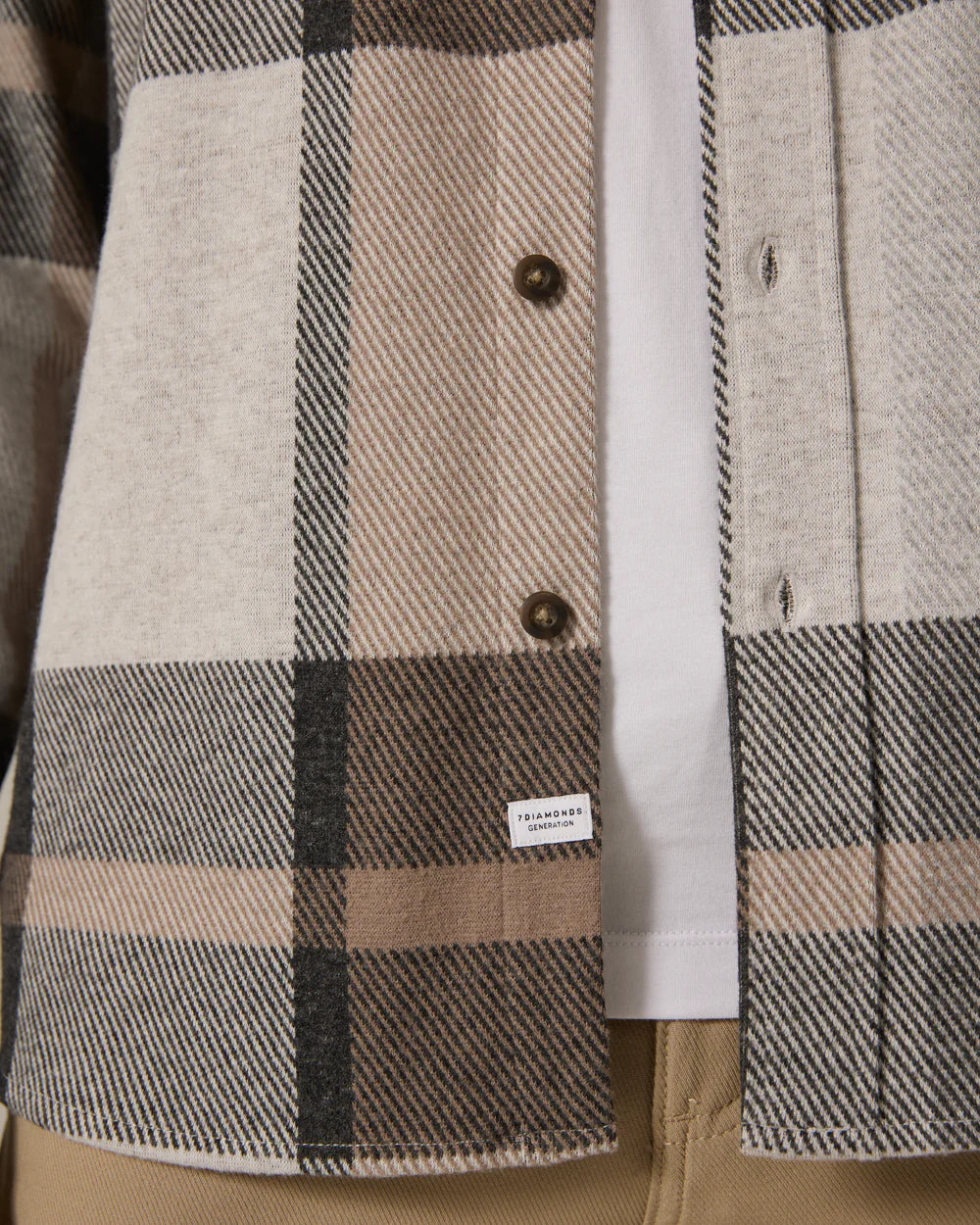 Plaid Soft Knit Shirt