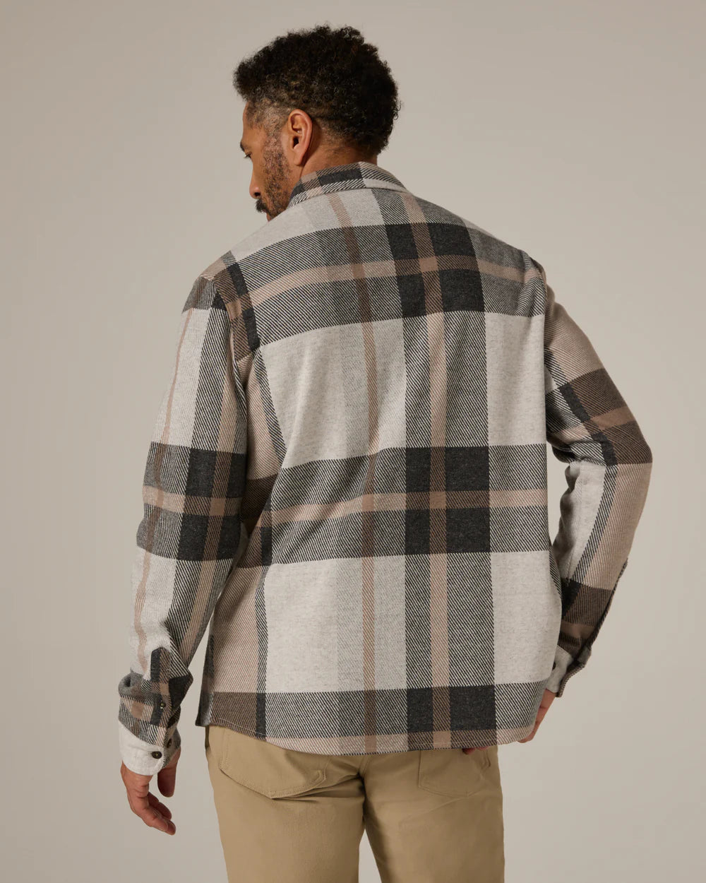 Plaid Soft Knit Shirt