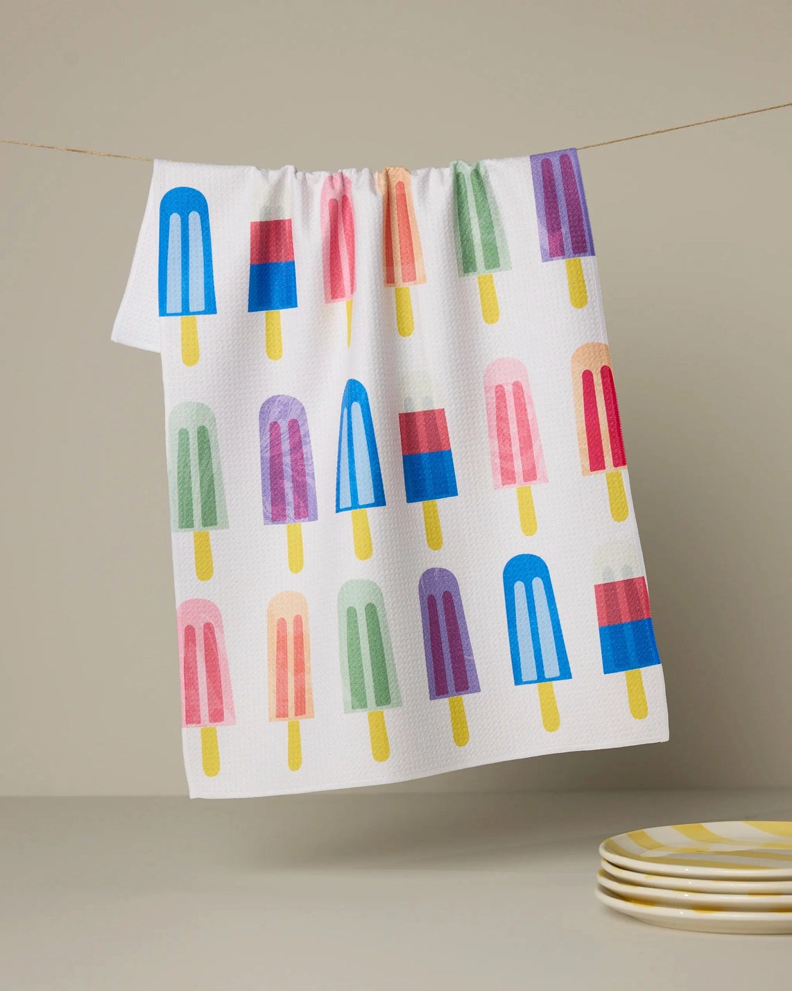Poppy Popsicles Kitchen Towel