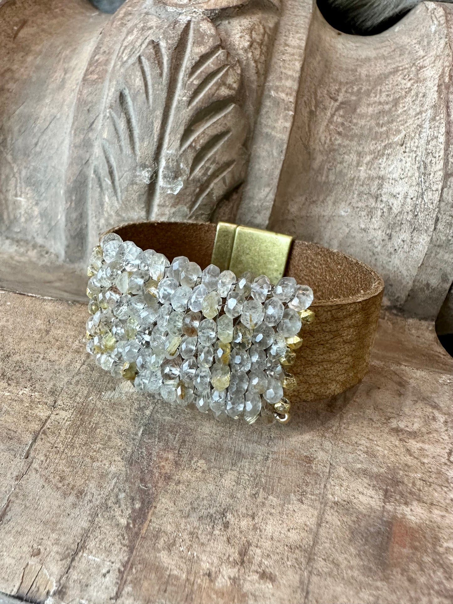 Rutilated Quartz w/ Vermeil