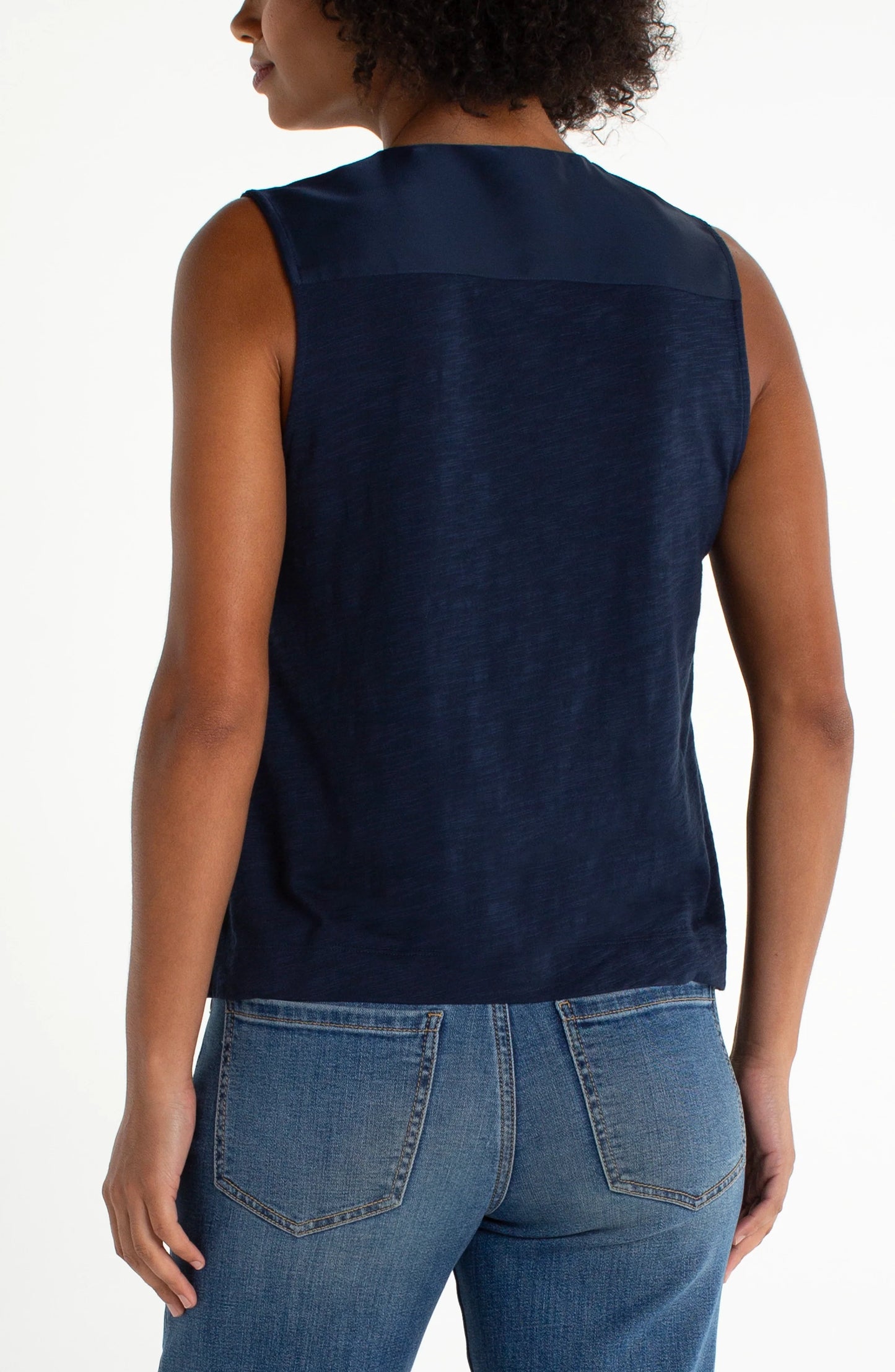 Sleeveless V-Neck Top