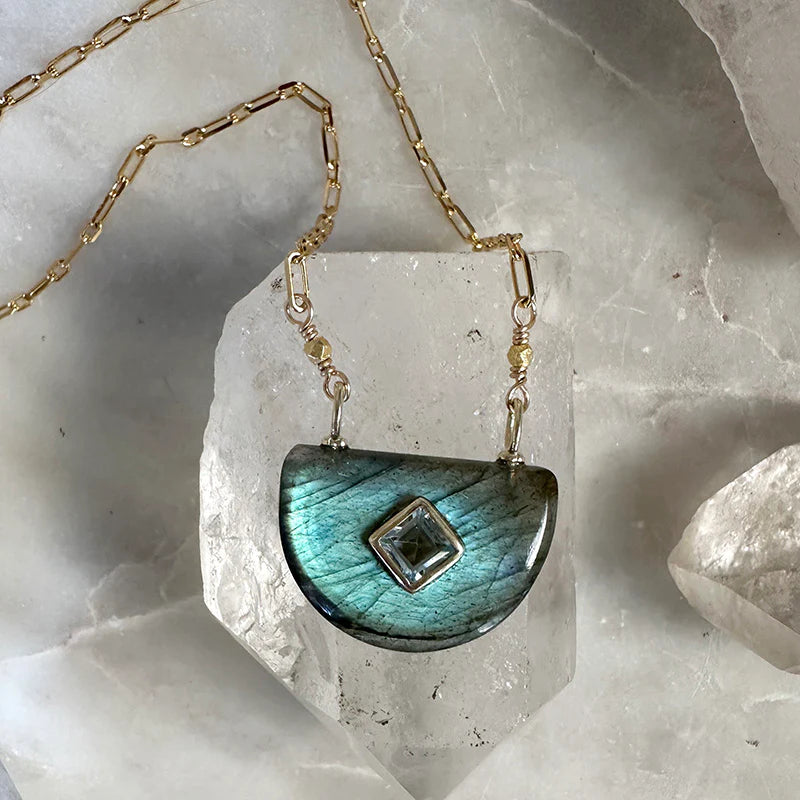 Iris Labradorite Necklace